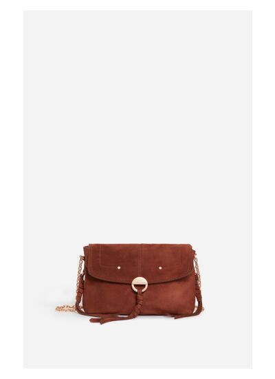 Petit Sac Othilia En Cuir Velours En Cuir