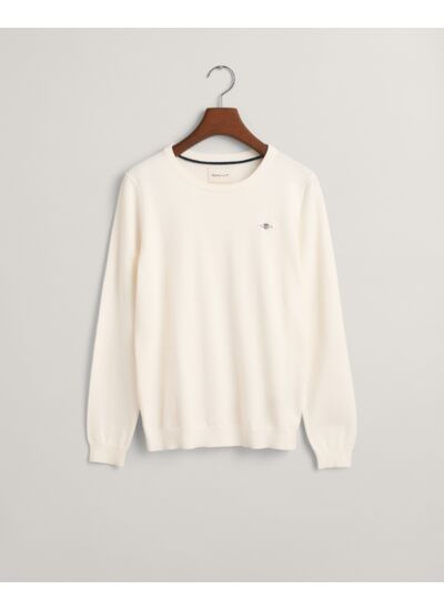 Pull ras du cou en coton Seasonal Essential