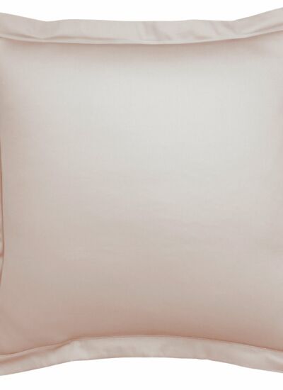 DODO Taie d'oreiller harmonie satin de coton coloris beige