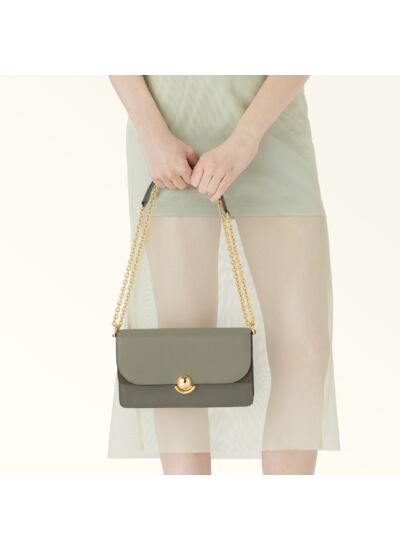 FURLA SFERA S CROSSBODY - VITELLO ROMA+SUEDE