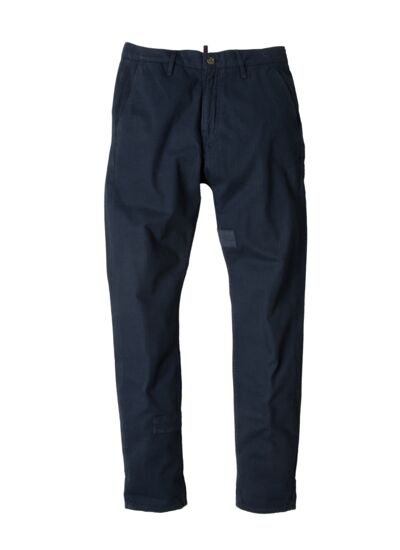 Chino 726 avec patchs bleu cobalt