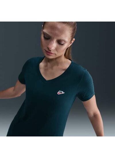 W NSW TEE VNECK LBR FS