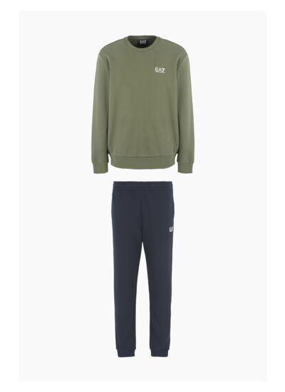 Tuta sportiva-vert/bleu