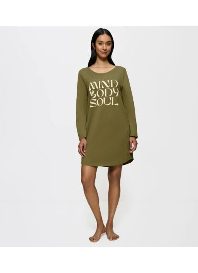 Chemise de nuit manche longue