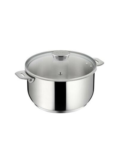 Casserole inox salvaspazio avec couvercle 18 cm (2.3l)