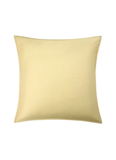 Desforges - Taie d'oreiller en satin de coton lavé rose, Palerme