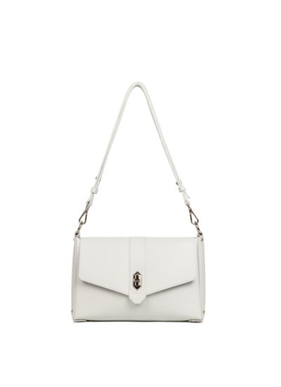 Sac trotteur A rabat avec fermoir Foulonne Double