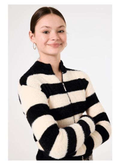 Girls Vest Brown