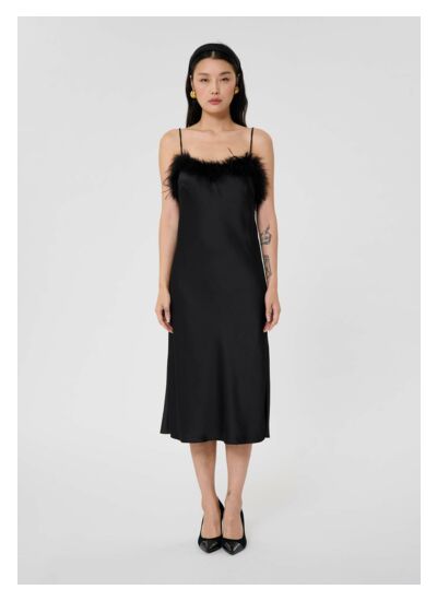 Robe Reaney-Noir en Polyester
