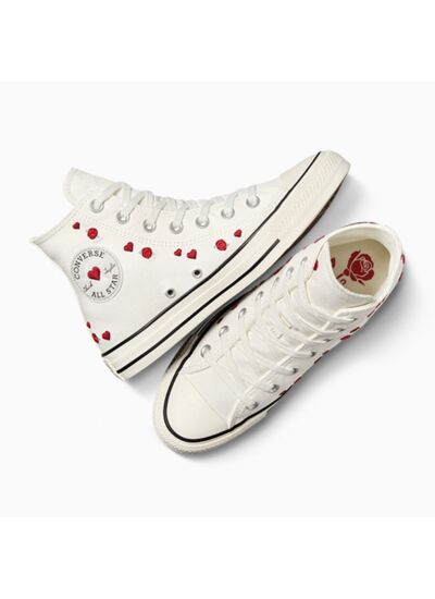Chuck Taylor All Star Hi Vintage White/Red/Egret
