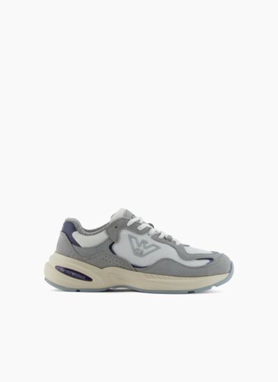 Emporio armani Ew003094 af19879 mz355 snea-gris clair + blanc +