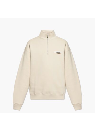 Jacquemus Pull Camionneur Gros Grain Beige