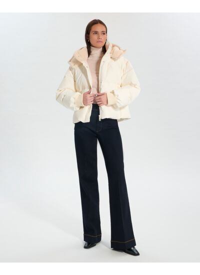 Doudoune Driss Ecru en Polyester
