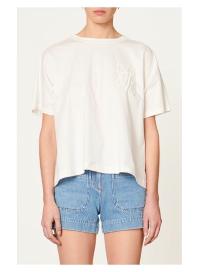 T-SHIRT COL ROND CELOSIE