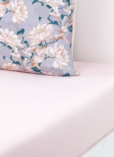 Kenzo - Drap housse en satin rose, K Mitsuko