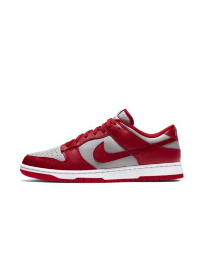 Nike Dunk Low Retro Medium Grey Varsity Red UNLV