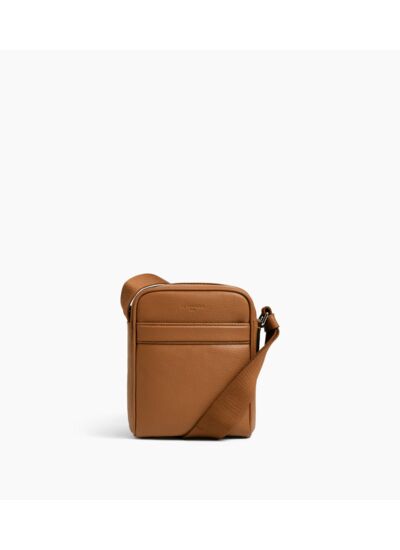 Petite sacoche Charles en cuir grainé