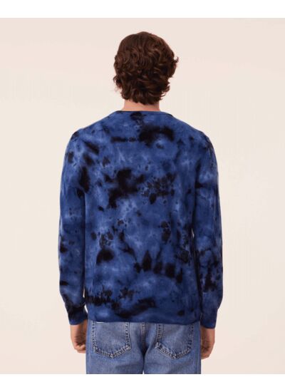 Pull Pitt Bleach Pull cachemire homme col rond bleach, 2 fils