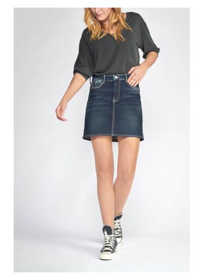 Jupe droite en jeans KERSON
