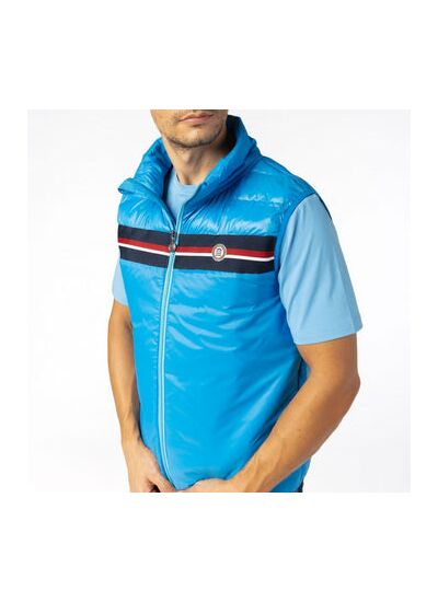 Doudoune sans manches bleu azur PLAY