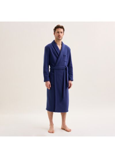 Laurence Tavernier - Peignoir long col châle en polaire, Jean