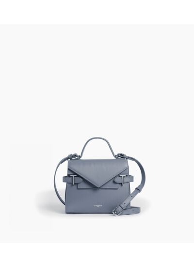 Petit sac à main double rabat Emilie en cuir signature T