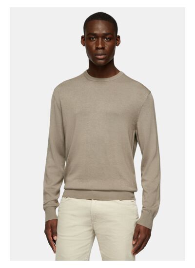 Pull Col Rond en Laine Mérinos