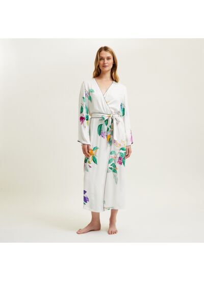 Laurence Tavernier - Kimono en satin de viscose, Parfum