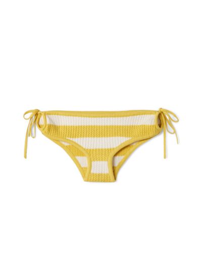 Bas de bikini rayé - Femme - COLIBRI/NATUREL
