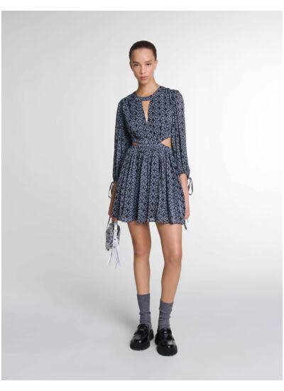 Robe courte imprimé Clover