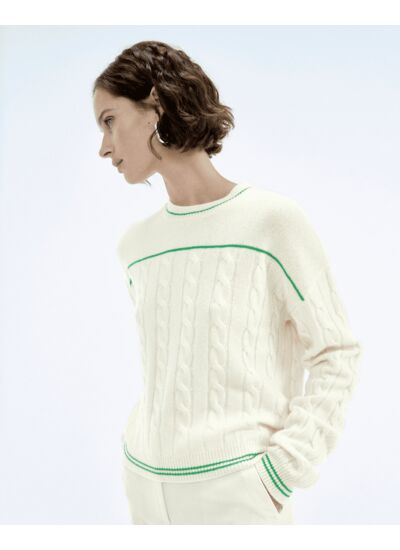 Pull Col Rond Torsades Future