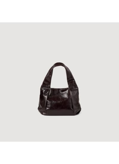 Petit sac en cuir brillant