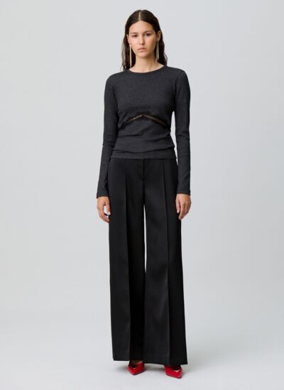 Claudie pierlot T-shirt sans manches dentelle