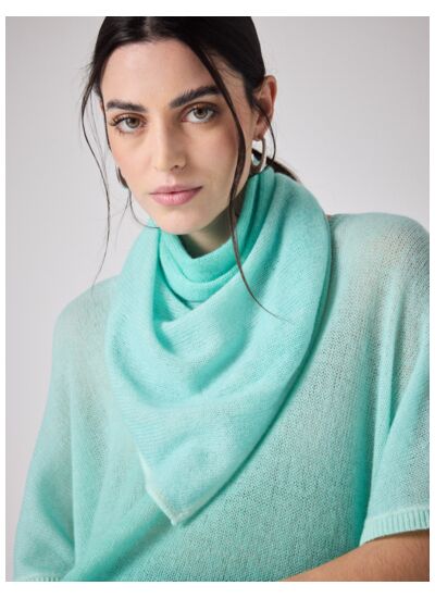 ECHARPE TRIANGLE HERIA AGAVE_ICE