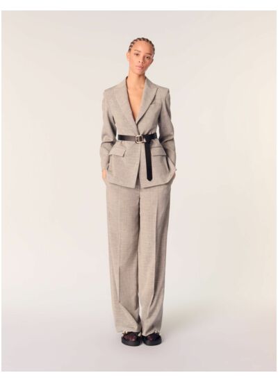 Veste tailleur avec ceinture