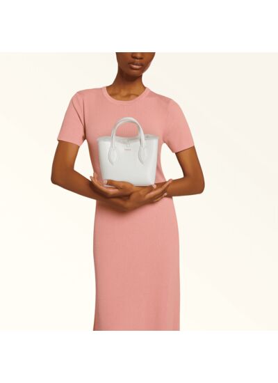 ERA MICRO TOTE - TESSUTO VERNICE SINTETICA+TESSUTO FAKE FUR