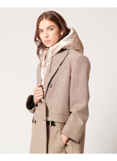 Capuche Cheyenna Marron glacé en Polyamide