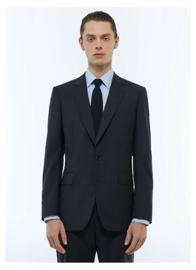 Veste ajustée en toile de laine