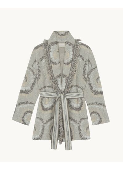 Veste Miko Shibori beige organic