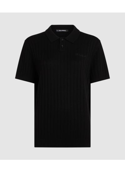 FINE KNIT POLO