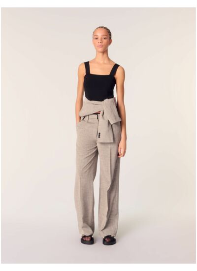 Pantalon de tailleur droit