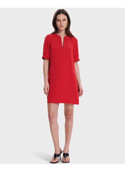Robe Rhealane Rouge en Polyester