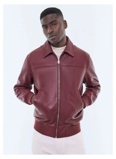 Blouson en cuir