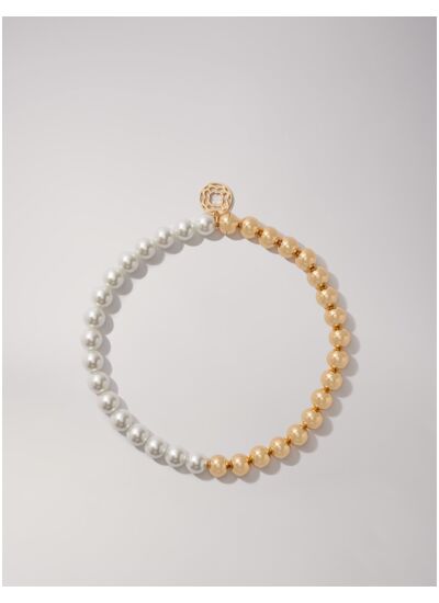 Collier chocker en mix de perles