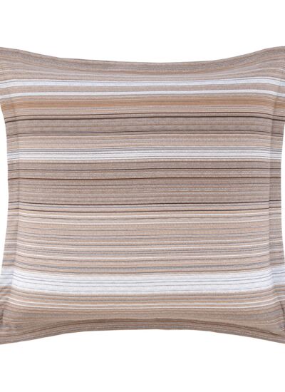 BOSS Home - Taie d'oreiller en satin de coton, Metastripe