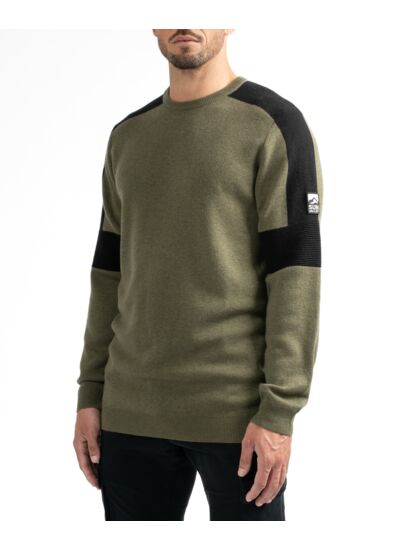 Pull col rond homme