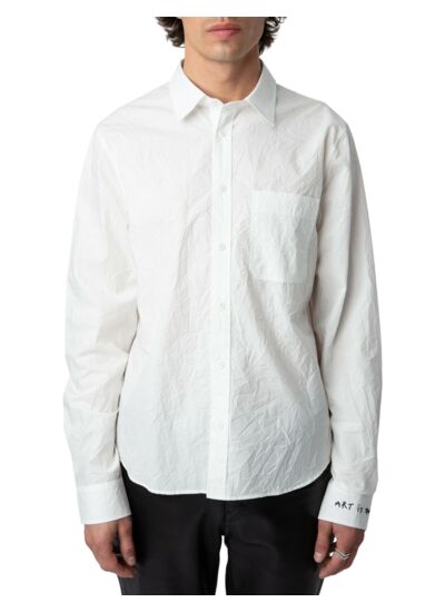 STAN POCKET CRINKLE POPLIN