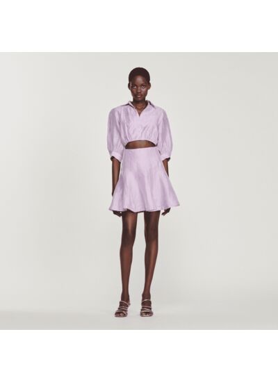 Robe courte ouverte