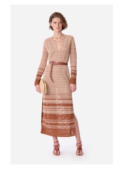 Robe Longue Elly En Coton Recyclé Et Acrylique