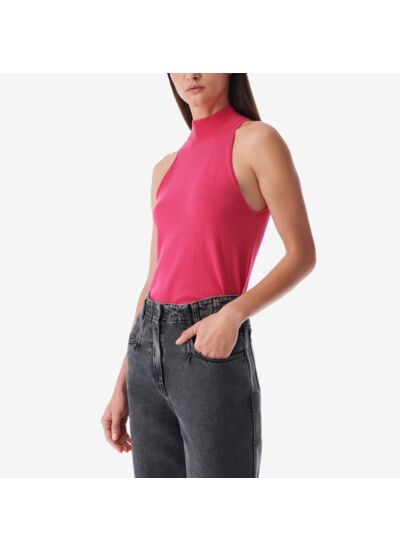 Pull Sans Manche Col Montant Maewa